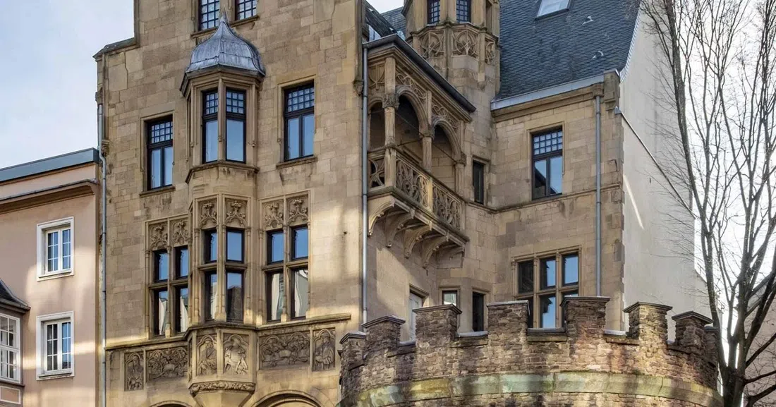 Römerturm & Roman city wall, Zeughausstraße, Cologne