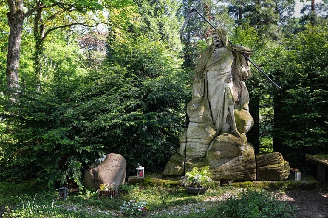 Der Sensenmann — Grab von Johann (Jean) Müllemeister, Köln